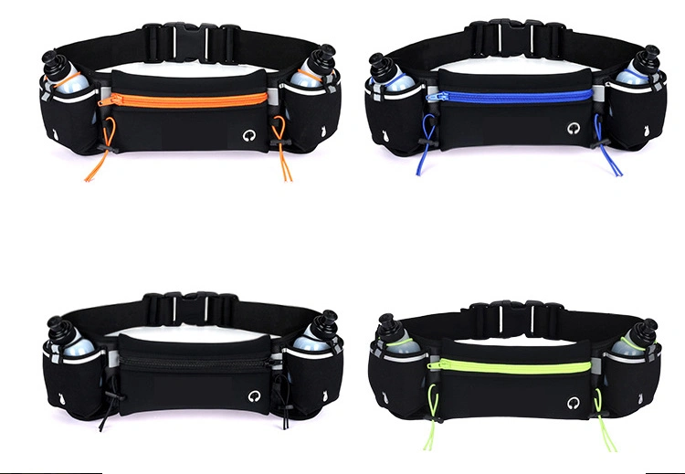 New Outdoor Sports Waist Bag Fitness Multifunctional Water Bottle Bag Personal Running Mobile Phone Waist Bag Marathon Bag