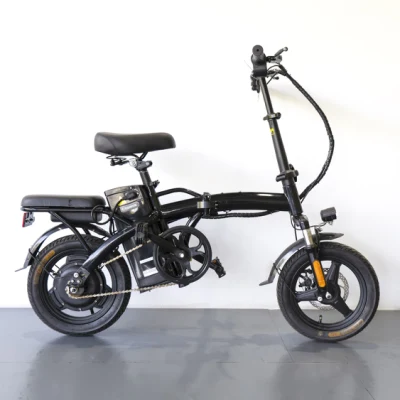 저렴한 접이식 미니 48V 350W 스마트 Ebike 페달 포함 14인치 성인용 전기 도로 자전거