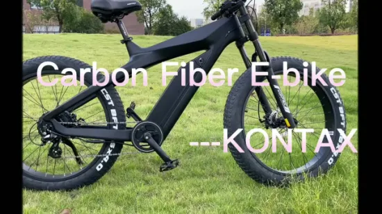 Kontax 48V13ah 전기 자전거 1000W 탄소 섬유 Ebike 페달 지원 자전거 뚱뚱한 바퀴 전기 자전거